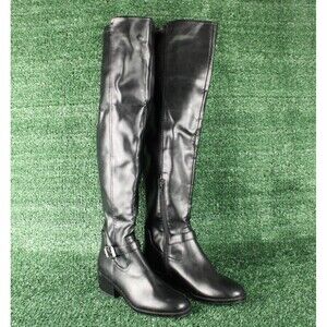DV By Dolce Vita Womens Elyse Black Over-The-Knee Boots 6.5 Medium Fall Winter